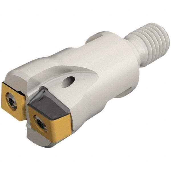 Iscar - 35mm Cut Diam, 3mm Max Depth of Cut, Indexable Plunge End Mill - M16 Modular Connection, HTP LNHT 1006 Insert Style, HTP-M-LN10 Toolholder Style, Through Coolant, Series FlexFit, TangPlunge - Industrial Tool & Supply