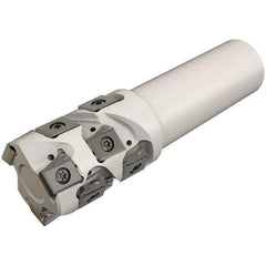 Iscar - 50mm Cut Diam, 47mm Max Depth of Cut, 40mm Shank Diam, 135mm OAL, Indexable Square Shoulder End Mill - T490 LN.T 1306 Inserts, Weldon Shank, 90° Lead Angle, Through Coolant, Series Helitang - Industrial Tool & Supply