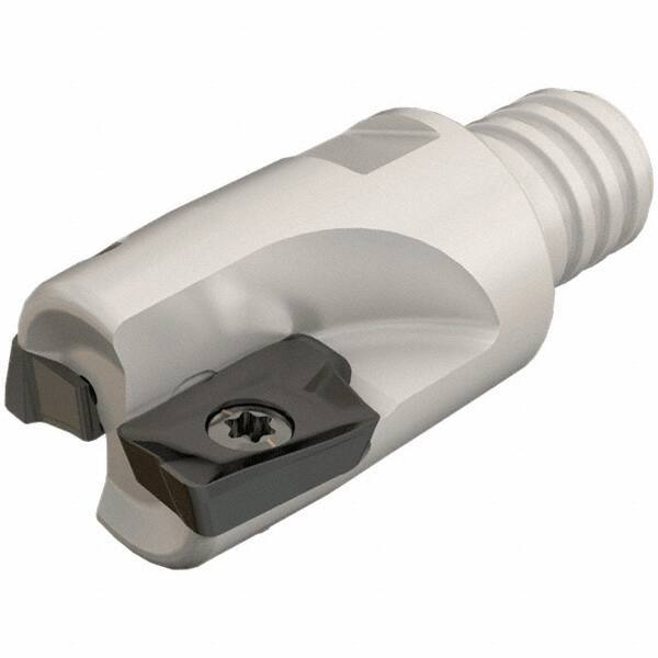 Iscar - 16mm Cut Diam, 10mm Max Depth of Cut, 23mm OAL, Indexable Square Shoulder End Mill - HM90 AP.. 1003.. Inserts, T10 Modular Connection, 90° Lead Angle, Series Heli2000, Multimaster - Industrial Tool & Supply