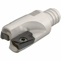 Iscar - 16mm Cut Diam, 10mm Max Depth of Cut, 23mm OAL, Indexable Square Shoulder End Mill - HM90 AP.. 1003.. Inserts, T10 Modular Connection, 90° Lead Angle, Series Heli2000, Multimaster - Industrial Tool & Supply
