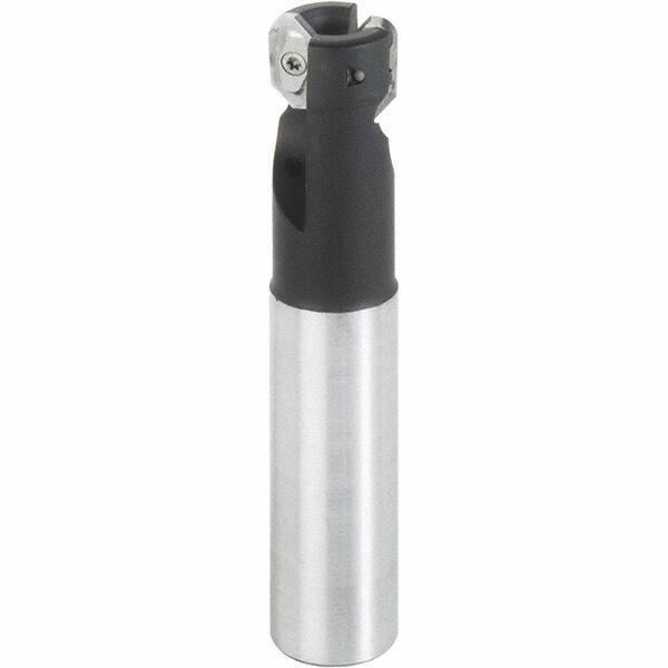 Iscar - 32mm Cut Diam, 13.5mm Max Depth of Cut, 32mm Shank Diam, 150mm OAL, Indexable Square Shoulder End Mill - HM90 AXCR 1505.. Inserts, Cylindrical Shank, 90° Lead Angle, Through Coolant, Series Helialu - Industrial Tool & Supply