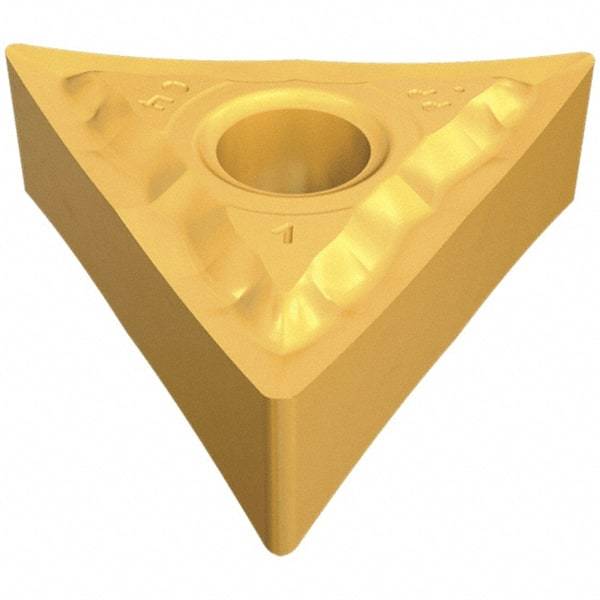 Iscar - TNGG330.5 PP Grade IC907 Carbide Turning Insert - TiAlN Finish, 60° Triangle, 3/8" Inscr Circle, 3/16" Thick, 0.008" Corner Radius - Industrial Tool & Supply