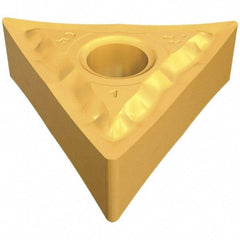 Iscar - TNGG330.5 PP Grade IC907 Carbide Turning Insert - TiAlN Finish, 60° Triangle, 3/8" Inscr Circle, 3/16" Thick, 0.008" Corner Radius - Industrial Tool & Supply