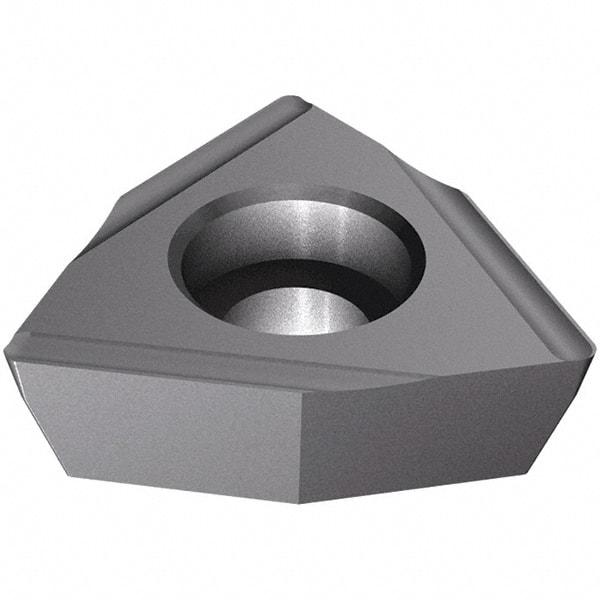 Iscar - WPEX060400 Grade IC908 Carbide Turning Insert - TiAlN Finish, 80° Trigon, 3/8" Inscr Circle, 4mm Thick, 0" Corner Radius - Industrial Tool & Supply