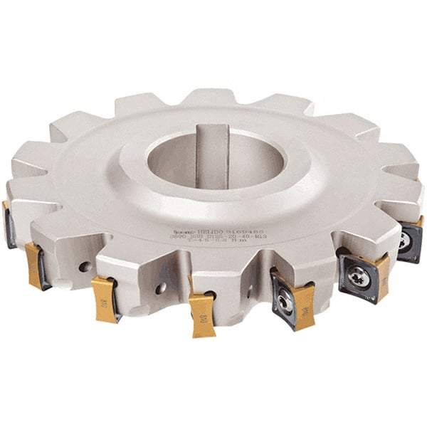 Iscar - 12 Inserts, 160mm Cut Diam, 40mm Arbor Diam, 12.5mm Max Depth of Cut, Indexable Square-Shoulder Face Mill - 0/90° Lead Angle, 63mm High, T490 LN.. 1306 Insert Compatibility, Series Helitang - Industrial Tool & Supply