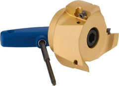 Iscar - 3 Inserts, 3" Cut Diam, 1" Arbor Diam, 0.622" Max Depth of Cut, Indexable Square-Shoulder Face Mill - 0/90° Lead Angle, 2" High, HM90 APCR 1605... Insert Compatibility, Through Coolant, Series Helialu - Industrial Tool & Supply