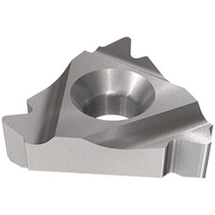 Iscar - 27IR Internal Right Hand 4 API Laydown Threading Insert - Grade IC250, TiCN/TiN Coated Carbide, 15.88mm Inscribed Circle - Industrial Tool & Supply