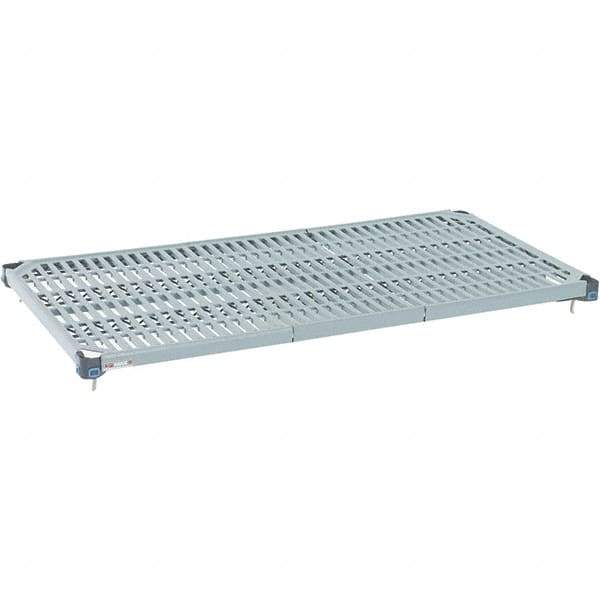 Metro - 36" Wide, 1-1/2" High, Open Shelving Shelf - Polymer, 24" Deep, Use with Metro Max Q - Industrial Tool & Supply