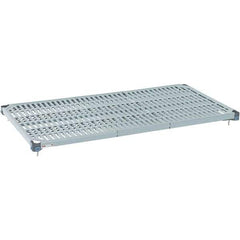 Metro - 36" Wide, 1-1/2" High, Open Shelving Shelf - Polymer, 24" Deep, Use with Metro Max Q - Industrial Tool & Supply