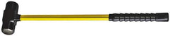 NUPLA - 6 Lb Head, 16" Long Sledge Hammer - Steel Head, 1-3/4" Face Diam, 5-7/8" Long Head, Fiberglass Handle - Industrial Tool & Supply