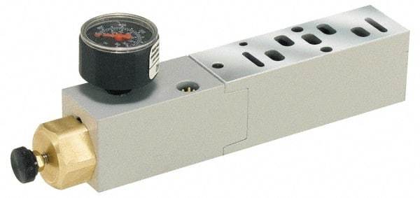 Parker - 15407-2 Solenoid Valve Sandwich Regulator - Use with HB Series Solenoid Valves - Industrial Tool & Supply