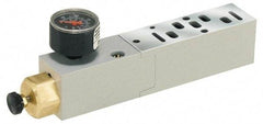 Parker - 15407-2 Solenoid Valve Sandwich Regulator - Use with HB Series Solenoid Valves - Industrial Tool & Supply