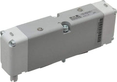 Parker - Double Solenoid 3 Position, Aluminum Solenoid Valve - All Ports Blocked, 145 Max PSI, Buna-N Seal - Industrial Tool & Supply