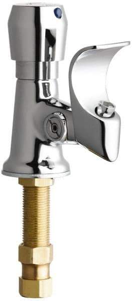 Chicago Faucets - Drinking Fountain - Push Button Operated Bubbler, Brass - Industrial Tool & Supply