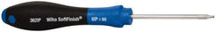 Wiha - IP6 Torx Plus Driver - 6-13/32" OAL, Ergonomic Handle - Industrial Tool & Supply