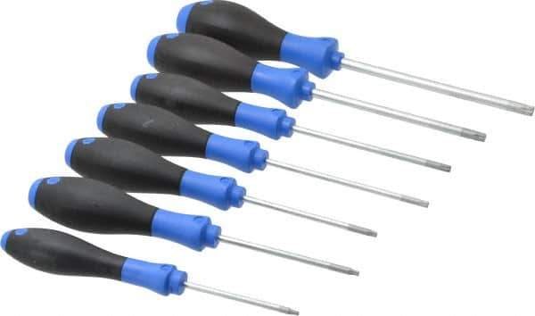 Wiha - 7 Piece, Torx Plus Standard Slotted Screwdriver Set - Comes in Box - Industrial Tool & Supply