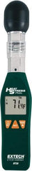 Extech - 32 to 122°F, 0 to 100% Humidity Range, Heat Stress WBGT Meter - 3% Relative Humidity Accuracy - Industrial Tool & Supply