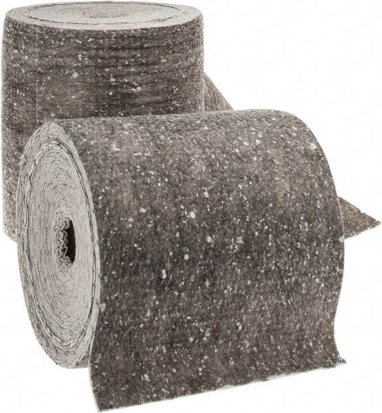 PRO-SAFE - 42 Gal Capacity per Package, Universal Roll - 150' Long x 14" Wide, Gray, Polypropylene - Industrial Tool & Supply