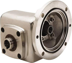 Boston Gear - 2.06 Centerline Distance, 20:1, 88 RPM Output, 1.4 Input Horsepower, 892 Lbs. Max Torque, Speed Reducer - Part No. SSHF72120KB5HSP20, 1-1/4" Shaft Diam, Hollow Shaft, 5/8" Bore, 4.34" High, 56C NEMA - Industrial Tool & Supply