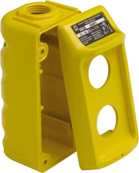 Square D - Pushbutton Control Station Enclosure - For Use with 9001BW Control Stations - Industrial Tool & Supply