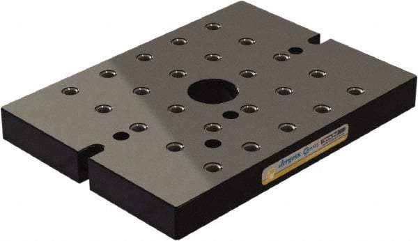 Jergens - 250mm Long x 340mm Wide x 35mm High Aluminum Fixture Plate - 35mm Plate Thickness - Industrial Tool & Supply