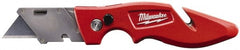 Milwaukee Tool - Fixed Blade Folding Utility Knife - Industrial Tool & Supply