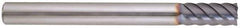 Niagara Cutter - 5/16", 3/4" LOC, 5/16" Shank Diam, 3" OAL, 6 Flute, Solid Carbide Square End Mill - Single End, AlTiN Finish, Spiral Flute, 45° Helix, Centercutting, Right Hand Cut, Right Hand Flute, Series MZ645 - Industrial Tool & Supply