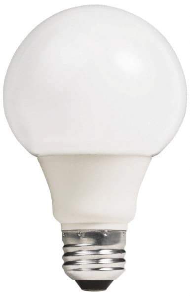 Philips - 9 Watt Fluorescent Residential/Office Medium Screw Lamp - 2,700°K Color Temp, 500 Lumens, 120 Volts, EL/A G25, 8,000 hr Avg Life - Industrial Tool & Supply