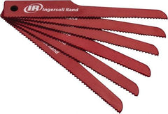 Ingersoll-Rand - 4" Long x 1/2" Thick, Bi-Metal Reciprocating Saw Blade - Scroll Profile, 10 to 14 TPI, Toothed Edge - Industrial Tool & Supply