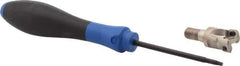 Seco - 5/8" Cut Diam, 0.03" Max Depth, M8 Modular Connection Indexable High-Feed End Mill - Screw Holding Method, LP.. 06 Insert, R217.21 Toolholder, Through Coolant - Industrial Tool & Supply
