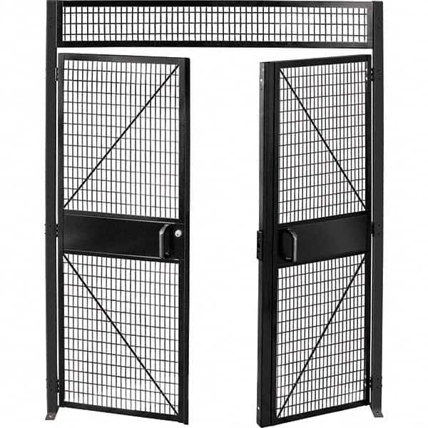 Folding Guard - Temporary Structure Doors Type: Hinged Door Width (Feet): 6 - Industrial Tool & Supply