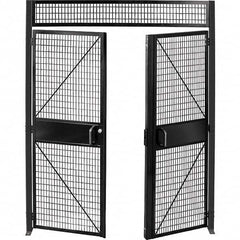 Folding Guard - Temporary Structure Doors Type: Hinged Door Width (Feet): 8 - Industrial Tool & Supply