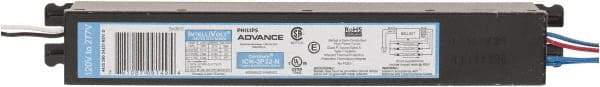 Philips Advance - 2 or 3 Lamp, 120-277 Volt, 0.32 to 0.71 Amp, 0 to 39, 40 to 79 Watt, Instant Start, Electronic, Nondimmable Fluorescent Ballast - 0.88, 0.90, 0.92, 1.00, 1.01, 1.03, 1.07 Ballast Factor, T8 Lamp - Industrial Tool & Supply