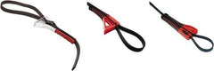 Boa - 6-3/4" Max Pipe Capacity, 25-1/2" Long, Strap Wrench - 6.34" Actual OD, 8" Handle Length - Industrial Tool & Supply