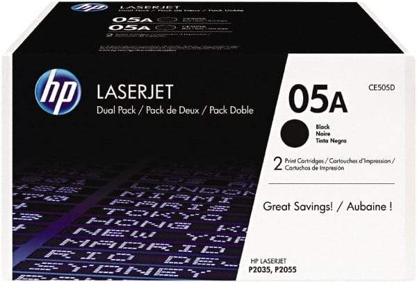Hewlett-Packard - Black Toner Cartridge - Use with Laser Printers - Industrial Tool & Supply