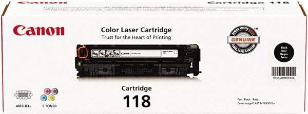 Canon - Black Toner Cartridge - Use with Canon Laser Printers - Industrial Tool & Supply