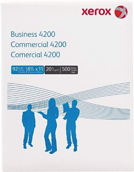 Xerox - White Copy Paper - Use with Laser Printers, Copiers, Plain Paper Fax Machines - Industrial Tool & Supply