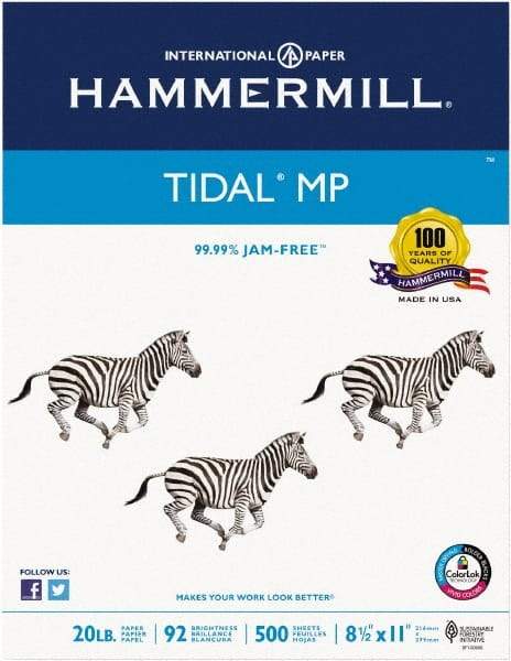Hammermill - White Copy Paper - Use with Laser Printers, Copiers, Plain Paper Fax Machines - Industrial Tool & Supply
