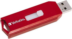 Verbatim - 8GB Red Flash Drive - Use with Windows Vista, 7 - Industrial Tool & Supply