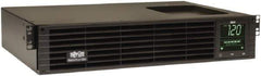 Tripp-Lite - 15 Amp, 1,500 VA, Tower & Rack Mount Line Interactive Backup Uninterruptible Power Supply - Backup 4.7 min with Full Load & 12 min with Half Load, 120 VAC Input & Output, 1,350 Watt Output, 1 Phases, 6 Outlets - Industrial Tool & Supply