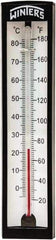 Winters - 20 to 180°F, Industrial Thermometer with Standard Thermowell - 2 Inch Immersion Length, 1-7/8 Inch Stem Length, 6 Inch Long, 1/2 Inch Thread - Industrial Tool & Supply