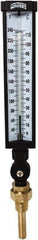 Winters - 30 to 240°F, Industrial Thermometer with Standard Thermowell - 3 Inch Immersion Length, 3-1/2 Inch Stem Length, 17 Inch Long, 3/4 Inch Thread - Industrial Tool & Supply