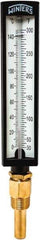 Winters - 30 to 300°F, Industrial Thermometer with Standard Thermowell - 2 Inch Immersion Length, 1.825 Inch Stem Length, 10 Inch Long, 1/2 Inch Thread - Industrial Tool & Supply