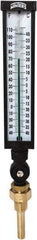 Winters - -40 to 110°F, Industrial Thermometer with Standard Thermowell - 3 Inch Immersion Length, 3-1/2 Inch Stem Length, 17 Inch Long, 3/4 Inch Thread - Industrial Tool & Supply