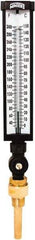 Winters - 30 to 300°F, Industrial Thermometer with Standard Thermowell - 3 Inch Immersion Length, 3-1/2 Inch Stem Length, 17 Inch Long, 3/4 Inch Thread - Industrial Tool & Supply