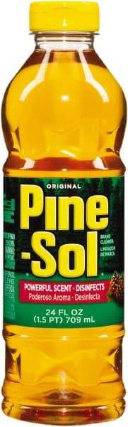 Pine-Sol - 24 oz Bottle All-Purpose Cleaner - Liquid, Disinfectant, Pine - Industrial Tool & Supply