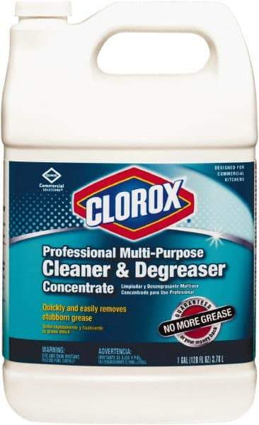 Clorox - 1 Gal Bottle Cleaner/Degreaser - Liquid, Citrus - Industrial Tool & Supply