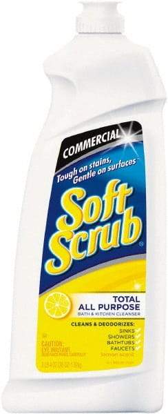 Soft Scrub - 36 oz Bottle All-Purpose Cleaner - Liquid, Lemon - Industrial Tool & Supply