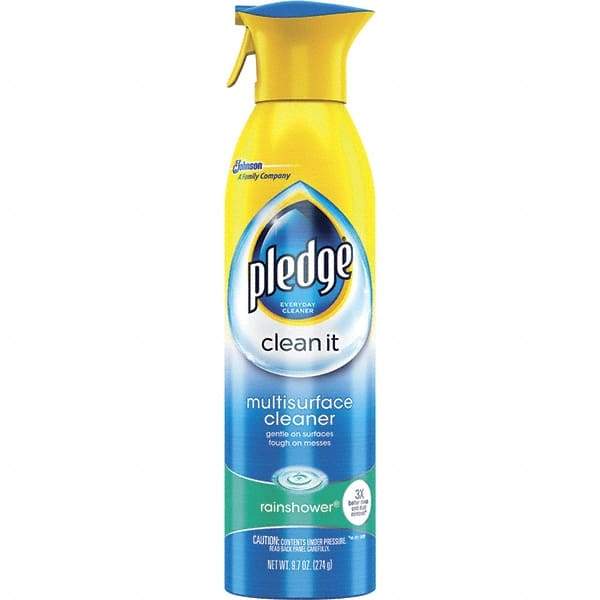 Pledge - 9.7 oz Aerosol All-Purpose Cleaner - Aerosol, Rainshower - Industrial Tool & Supply