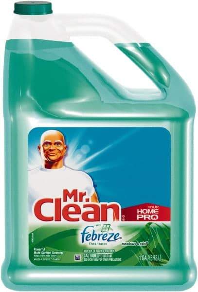 Mr. Clean - 1 Gal Bottle All-Purpose Cleaner - Liquid, Meadows & Rain - Industrial Tool & Supply